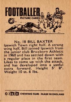 1966-67 A&BC Footballers #18 Billy Baxter Back
