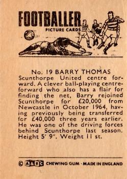 1966-67 A&BC Footballers #19 Barrie Thomas Back