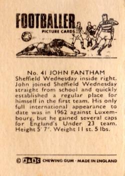 1966-67 A&BC Footballers #41 John Fantham Back