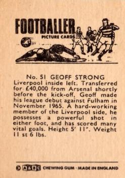 1966-67 A&BC Footballers #51 Geoff Strong Back