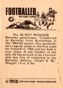 1966-67 A&BC Footballers #56 Roy Ironside Back