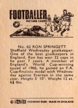 1966-67 A&BC Footballers #62 Ron Springett Back