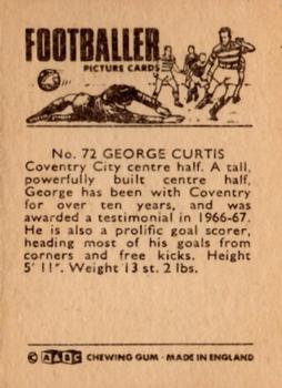 1966-67 A&BC Footballers #72 George Curtis Back