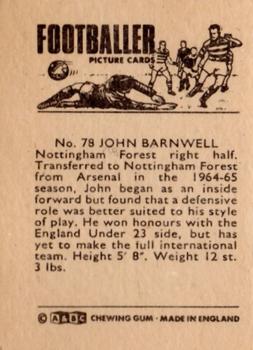 1966-67 A&BC Footballers #78 John Barnwell Back