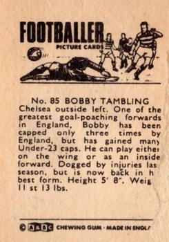 1966-67 A&BC Footballers #85 Bobby Tambling Back