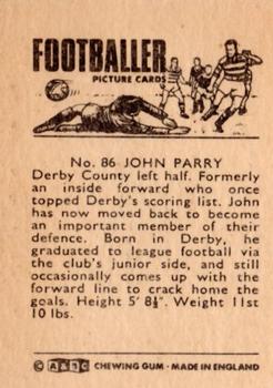 1966-67 A&BC Footballers #86 Jack Parry Back