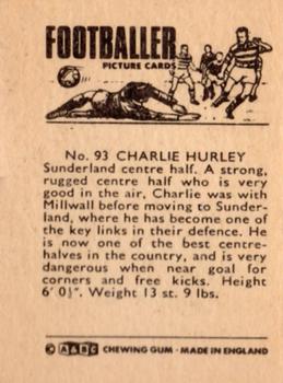 1966-67 A&BC Footballers #93 Charlie Hurley Back