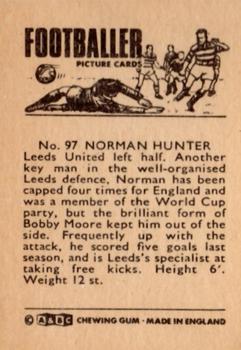 1966-67 A&BC Footballers #97 Norman Hunter Back