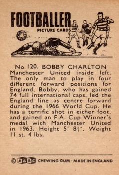 1966-67 A&BC Footballers #120 Bobby Charlton Back