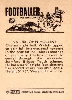 1966-67 A&BC Footballers #140 John Hollins Back