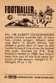 1966-67 A&BC Footballers #146 Albert Johanneson Back