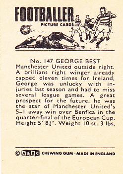 1966-67 A&BC Footballers #147 George Best Back