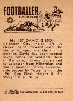 1966-67 A&BC Footballers #157 David Gibson Back