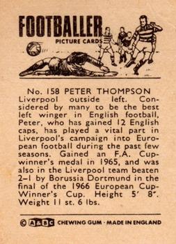 1966-67 A&BC Footballers #158 Peter Thompson Back