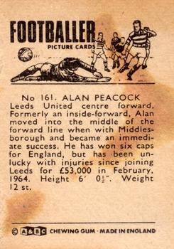 1966-67 A&BC Footballers #161 Alan Peacock Back