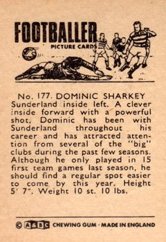 1966-67 A&BC Footballers #177 Dominic Sharkey Back