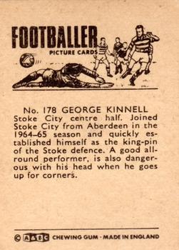 1966-67 A&BC Footballers #178 George Kinnell Back
