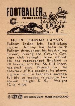 1966-67 A&BC Footballers #191 Johnny Haynes Back