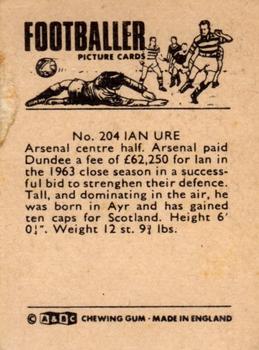 1966-67 A&BC Footballers #204 Ian Ure Back
