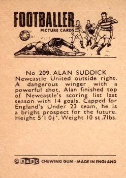 1966-67 A&BC Footballers #209 Alan Suddick Back