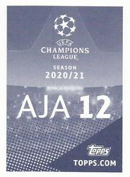 2020-21 Topps UEFA Champions League Sticker Collection #AJA 12 Jurgen Ekkelenkamp Back