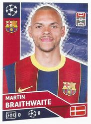 2020-21 Topps UEFA Champions League Sticker Collection #BAR 13 Martin Braithwaite Front