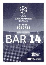 2020-21 Topps UEFA Champions League Sticker Collection #BAR 14 Ousmane Dembélé Back