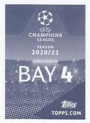 2020-21 Topps UEFA Champions League Sticker Collection #BAY 4 Benjamin Pavard Back