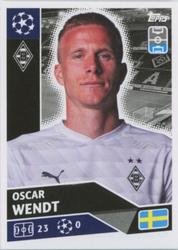 2020-21 Topps UEFA Champions League Sticker Collection #BMG 7 Oscar Wendt Front