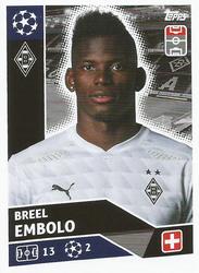 2020-21 Topps UEFA Champions League Sticker Collection #BMG 16 Breel Embolo Front