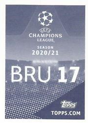 2020-21 Topps UEFA Champions League Sticker Collection #BRU 17 Youssouph Badji Back