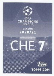 2020-21 Topps UEFA Champions League Sticker Collection #CHE 7 Ben Chilwell Back
