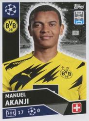 2020-21 Topps UEFA Champions League Sticker Collection #DOR 4 Manuel Akanji Front