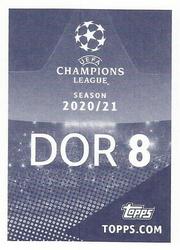 2020-21 Topps UEFA Champions League Sticker Collection #DOR 8 Thomas Meunier Back