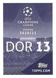 2020-21 Topps UEFA Champions League Sticker Collection #DOR 13 Giovanni Reyna Back