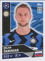 2020-21 Topps UEFA Champions League Sticker Collection #INT 4 Milan Škriniar Front