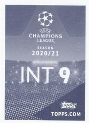 2020-21 Topps UEFA Champions League Sticker Collection #INT 9 Stefano Sensi Back