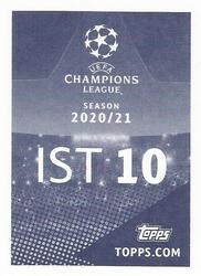 2020-21 Topps UEFA Champions League Sticker Collection #IST 10 Irfan Can Kahveci Back