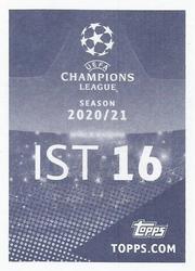 2020-21 Topps UEFA Champions League Sticker Collection #IST 16 Nacer Chadli Back
