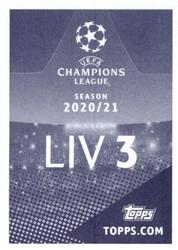 2020-21 Topps UEFA Champions League Sticker Collection #LIV 3 Alisson Becker Back