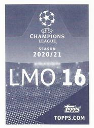 2020-21 Topps UEFA Champions League Sticker Collection #LMO 16 Fedor Smolov Back