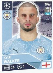 2020-21 Topps UEFA Champions League Sticker Collection #MCI 4 Kyle Walker Front
