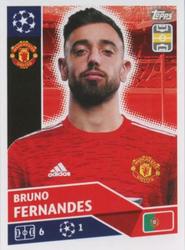 2020-21 Topps UEFA Champions League Sticker Collection #MUN 14 Bruno Fernandes Front