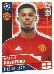 2020-21 Topps UEFA Champions League Sticker Collection #MUN 16 Marcus Rashford Front