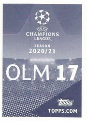 2020-21 Topps UEFA Champions League Sticker Collection #OLM 17 Nemanja Radonjic Back