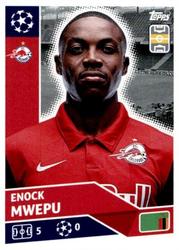 2020-21 Topps UEFA Champions League Sticker Collection #POF 41 Enock Mwepu Front