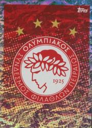 2020-21 Topps UEFA Champions League Sticker Collection #POF 65 Olympiacos Badge Front