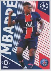 2020-21 Topps UEFA Champions League Sticker Collection #PSG 2 Kylian Mbappé Front