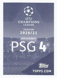 2020-21 Topps UEFA Champions League Sticker Collection #PSG 4 Colin Dagba Back