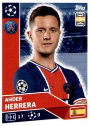 2020-21 Topps UEFA Champions League Sticker Collection #PSG 13 Ander Herrera Front